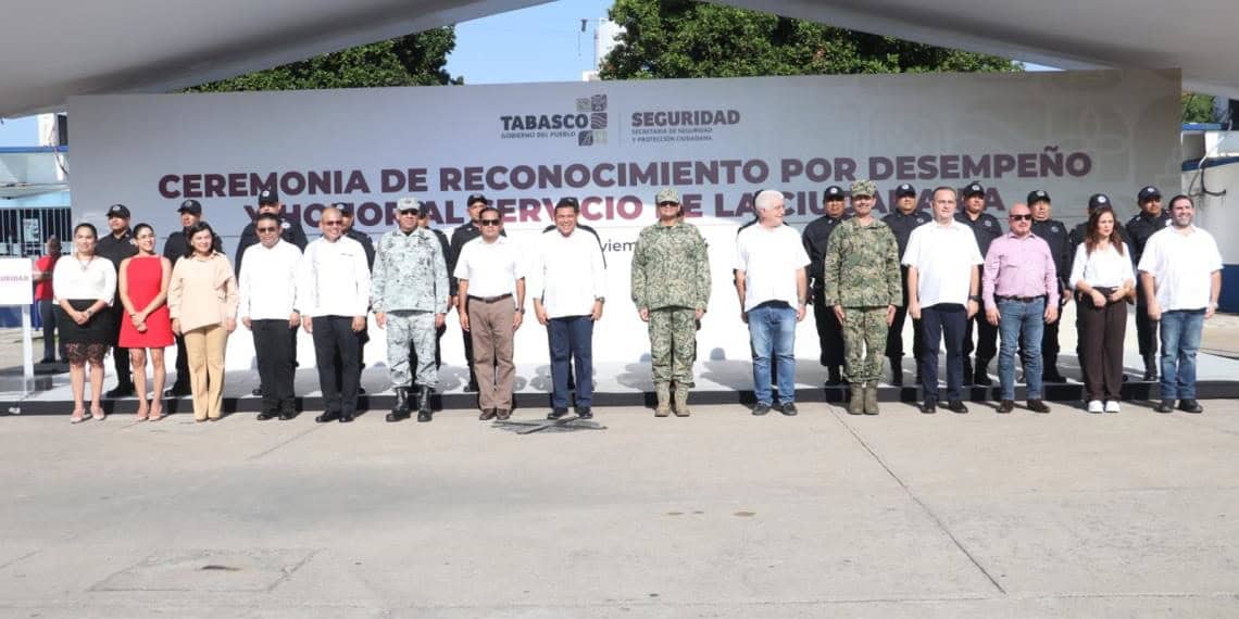 Javier May Rodríguez destaca heroísmo policial y promete mejoras laborales en seguridad pública