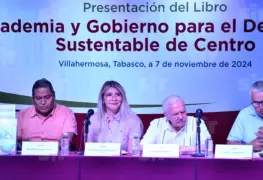 Presentan libro Academia y Gobierno para el Desarrollo Sustentable de Centro