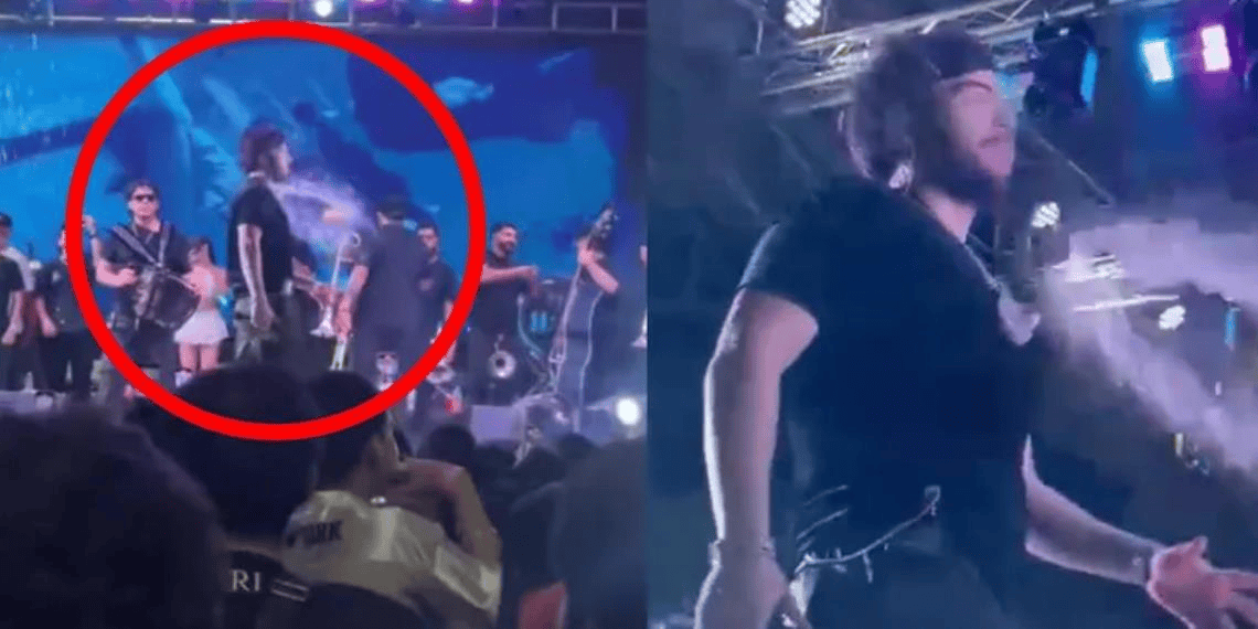 Tito Double P, primo de Peso Pluma, es agredido en pleno concierto | VIDEO