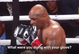 Mike Tyson explica por que mordía su guante en pelea vs Jake Paul | VIDEO