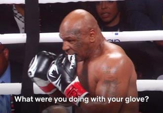 Mike Tyson explica por que mordía su guante en pelea vs Jake Paul | VIDEO