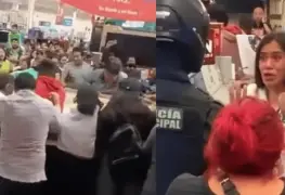 ¡Pelea campal! Se agarran a golpes por pantallas del Buen Fin en Tehuacán, Puebla: VIDEO