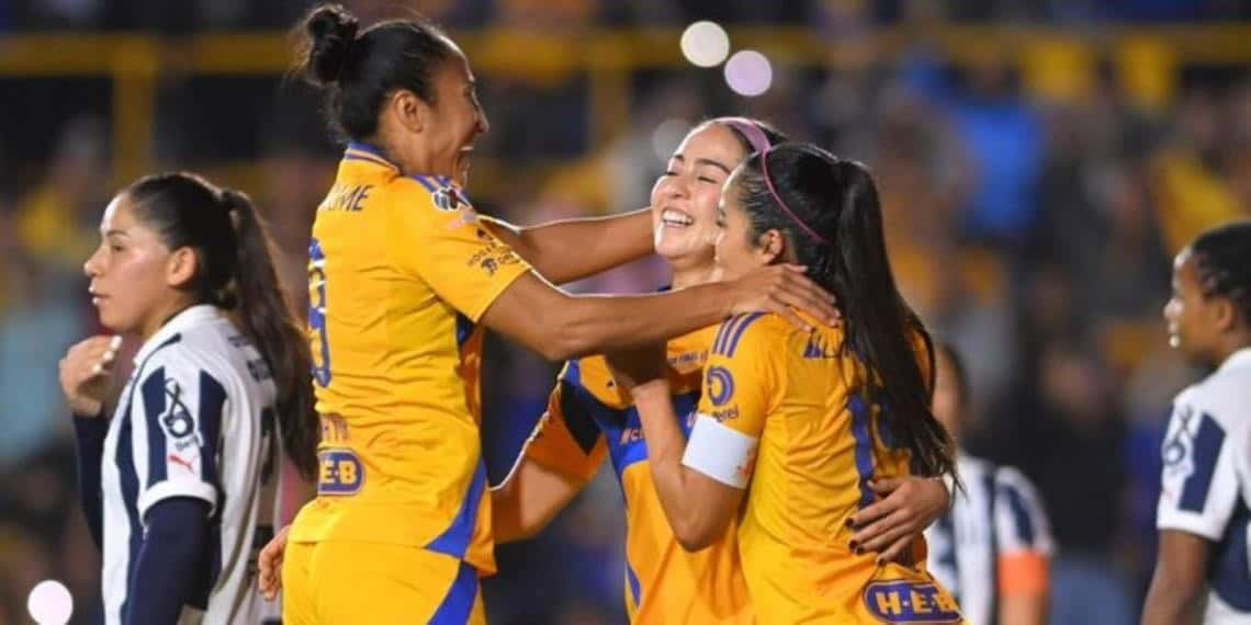 Tigres femenil saca ventaja mínima ante Rayadas