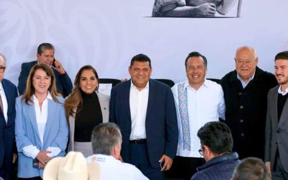 Participa Javier May en firma de Acuerdo Nacional por el Derecho Humano al Agua y la Sustentabilidad con la Presidenta Claudia Sheinbaum