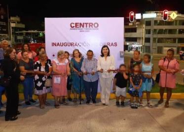 Yolanda Osuna inaugura súper postes y rehabilitación de alumbrado en 24 comunidades