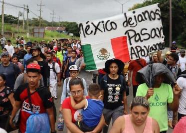 Gobierno de México resguarda a los migrantes en su territorio nacional.