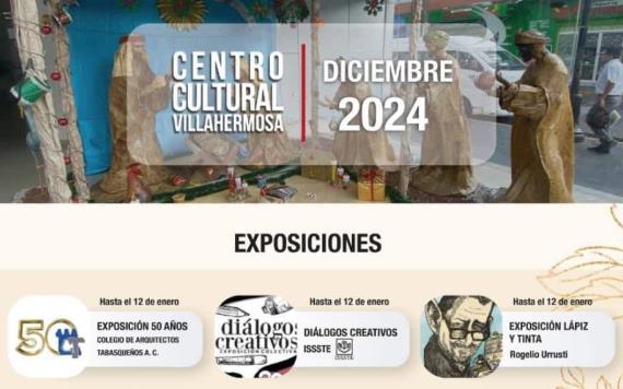 Invita Ayuntamiento a Nochebuena en Centro, exposiciones, talleres y conciertos en diciembre