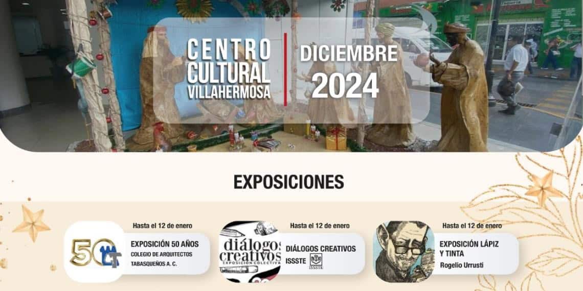 Invita Ayuntamiento a Nochebuena en Centro, exposiciones, talleres y conciertos en diciembre