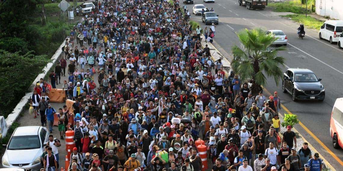 En Oaxaca, desmantelan la caravana de migrantes