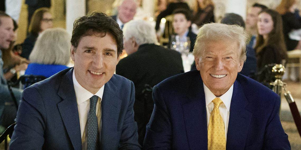 Trudeau defiende a Canadá en reunión con Trump