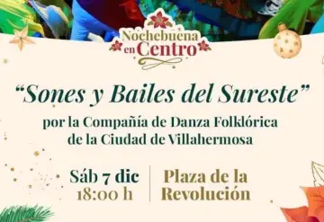 Plaza de la Revolución se viste de gala con la Compañía de Danza Folklórica de Villahermosa