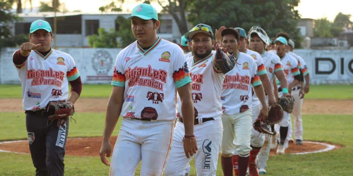 Gigantes de Paraíso avanzó a la final de la Liga Tabasqueña de Beisbol