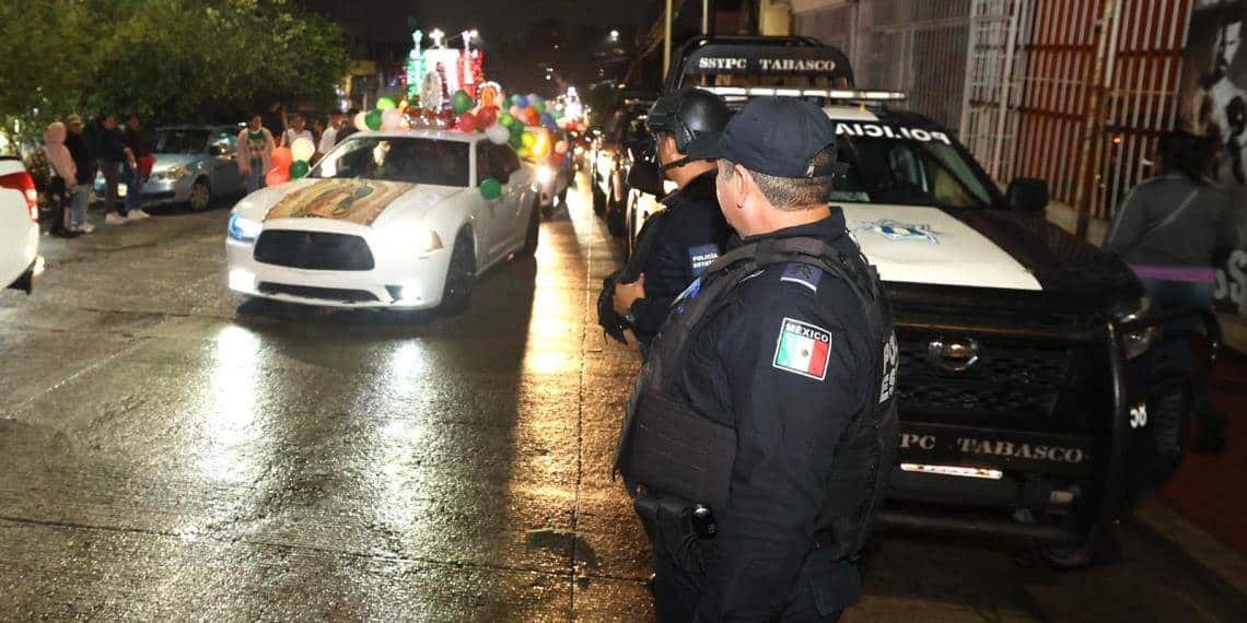 Activa SSPC Operativo Guadalupano; más de mil efectivos participarán en tareas de vigilancia en todo el estado