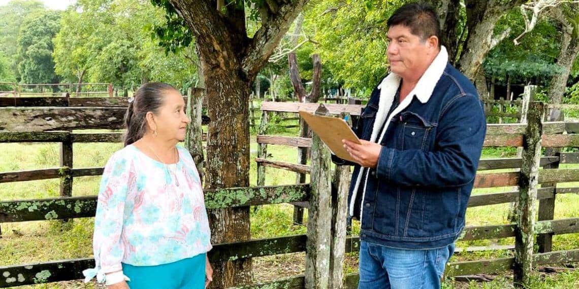 Avanza fase de verificación del programa Crédito Ganadero a la Palabra en Comalcalco y Balancán