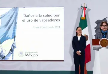 Sheinbaum insta a jovenes a evitar vapeadores