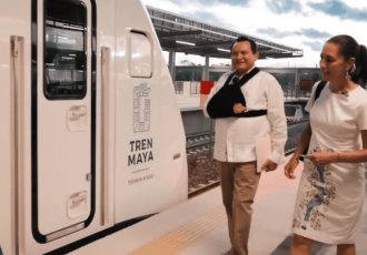 Inicia recorrido inaugural del Tren Maya con Sheinbaum