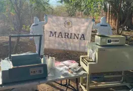 La Marina halló un laboratorio clandestino en Sinaloa