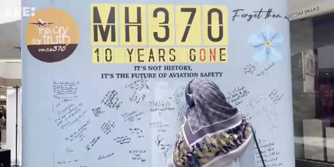 Malasia iniciará la investigación del vuelo MH370 que se perdió hace 10 años.