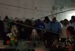 La leyendas de la lucha libre tabasqueña realizaron su tradicional posada.