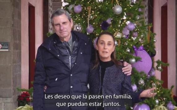 Claudia Sheinbaum brinda su primer mensaje navideño como presidenta de la República.