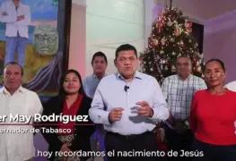 Llama Javier May a la unidad y a reencontrarnos como comunidad; invita a las y los tabasqueños a vivir las fiestas navideñas en fraternidad