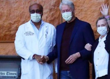 Bill Clinton abandona el hospital donde fue ingresado debido a una gripe