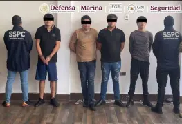 En Sinaloa, resultado de trabajos de coordinación del Gabinete de Seguridad, fueron detenidos cuatro hombres en posesión de armas largas