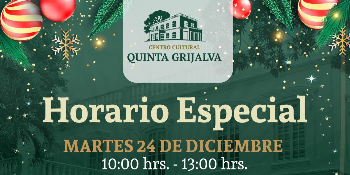 Con actividades navideñas Centro Cultural Quinta Grijalva y museos de Tabasco se convierten en la opción para chicos y grandes
