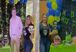 Mujer celebró su cumpleaños con fiesta temática de Adrián Marcelo