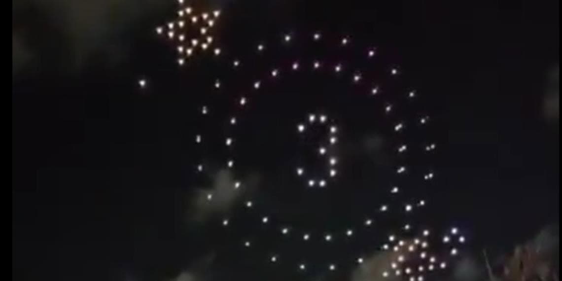 Por primera vez, Cancún celebra el Año Nuevo con drones y láser