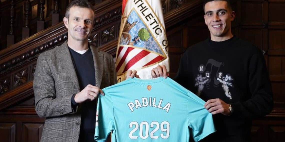 Alex Padilla renueva con el Athletic hasta 2029