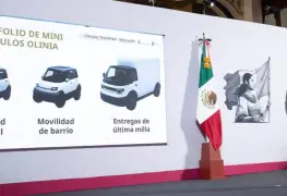 Presidenta Claudia Sheinbaum presenta Olinia, primera armadora mexicana de mini vehículos eléctricos desarrollados en México