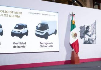 Presidenta Claudia Sheinbaum presenta Olinia, primera armadora mexicana de mini vehículos eléctricos desarrollados en México