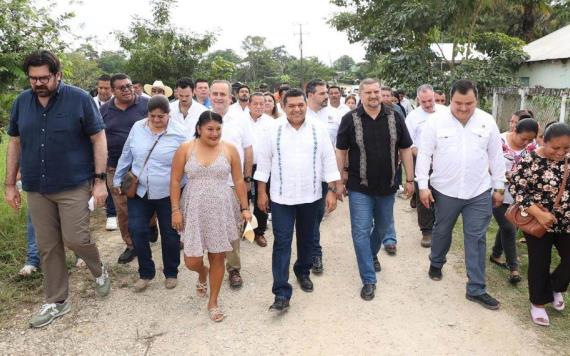 Reinician en Zopo Norte, Macuspana Jornadas de Atención al Pueblo en Territorio; anuncia Javier May arranque de programas de bienestar y obras públicas