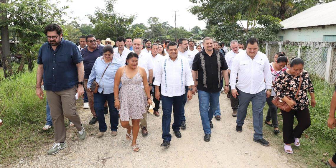 Reinician en Zopo Norte, Macuspana Jornadas de Atención al Pueblo en Territorio; anuncia Javier May arranque de programas de bienestar y obras públicas
