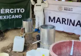 Un laboratorio clandestino en Topolobampo, Sinaloa fue destruido
