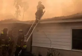 México apoyará  a Los  Ángeles con elementos de Defensa, Conafor y CNPC para ayudar a combatir incendios