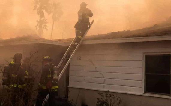 México apoyará  a Los  Ángeles con elementos de Defensa, Conafor y CNPC para ayudar a combatir incendios