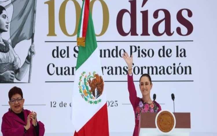 ¿De qué habló la presidenta Claudia Sheinbaum en su mensaje por sus 100 días de gobierno?