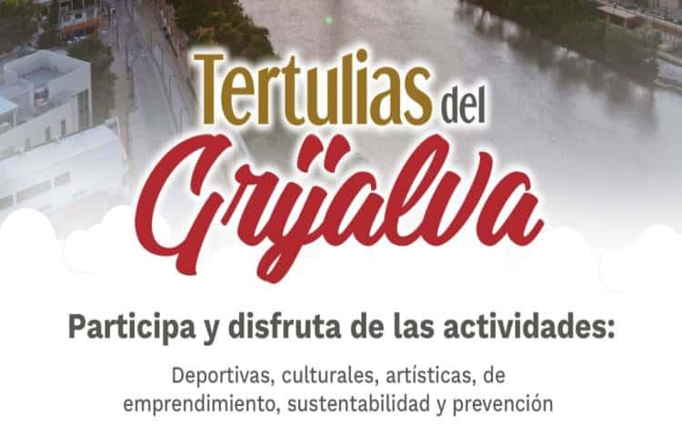 Inicia Centro "Tertulias del Grijalva" en los malecones de Villahermosa