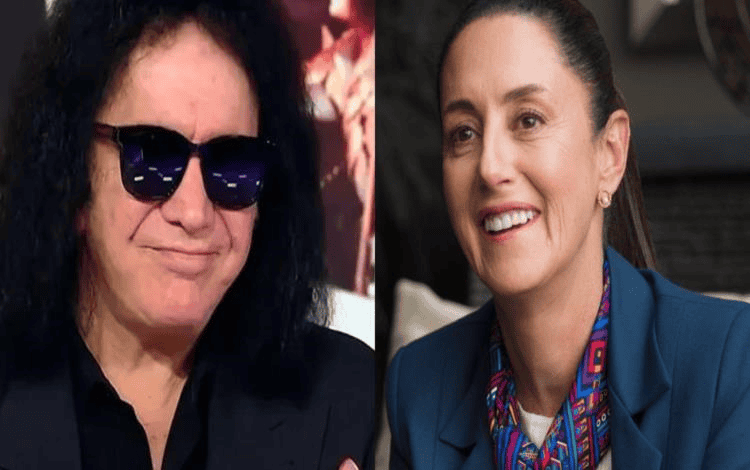 Gene Simmons, integrante de Kiss, agradece a la presidenta Claudia Sheinbaum por mandar ayuda a Los Ángeles