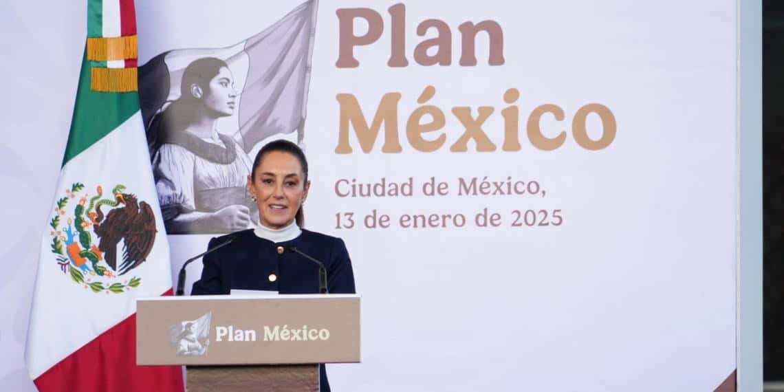 Claudia Sheinbaum presenta el Plan México que contempla inversiones de 277 MMDD