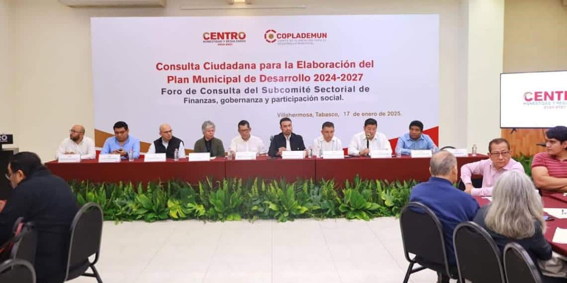 Desarrolla Centro Foro de Consulta Ciudadana sobre Finanzas, Gobernanza y Participación Social
