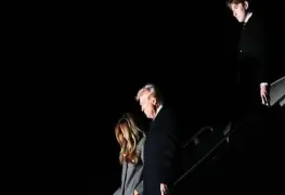 Donald Trump llega a Washington para la ceremonia de toma de posesión presidencial