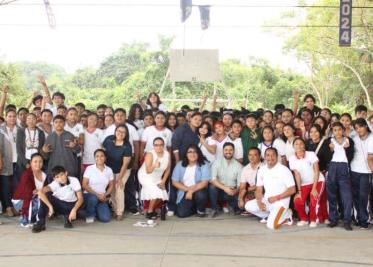 Estudiantes de Telesecundaria participaron en actividades organizadas por el INJUDET