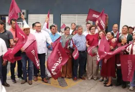 Morena continúa con los banderazos de afiliación en Tabasco