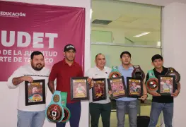 Los pugilistas tabasqueños, coach y jueces más sobresalientes fueron premiados con Lo Mejor del Boxeo 2024