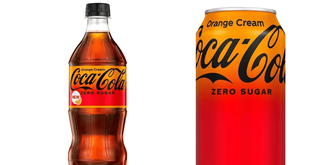 Coca-Cola lanza refresco Naranja Crema.