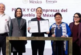 Sheinbaum firma leyes secundarias en materia energética
