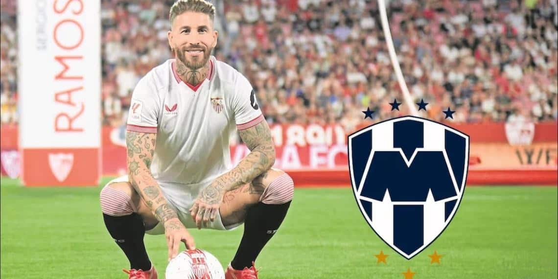 Rayados de Monterrey buscaría la contratación de Sergio Ramos